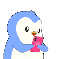 Penguin Phone Sticker by Pudgy Penguins