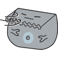 Happy Breath Sticker by Boxy Pens