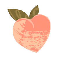 Fruit Peach Sticker
