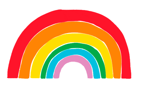 Rainbow Love Sticker by BadgeBomb