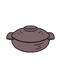 Eat Nom Nom Sticker by Ai and Aiko