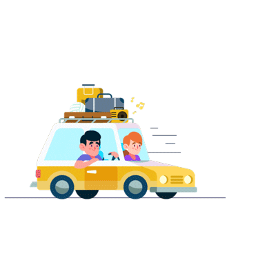 InboundID giphyupload car holiday life Sticker