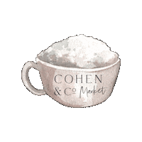 CohenandCo coffee winter market hot chocolate Sticker