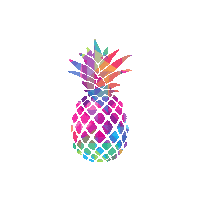 Pineapple Sticker by Island Living Homes