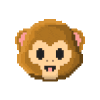 R74n animals emoji monkey emote Sticker