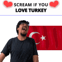 Turkey Flag Sticker