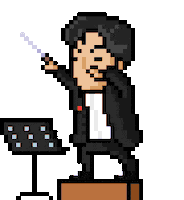 Orchestra Conducting Sticker