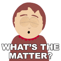What Is Going On Whats Wrong Sticker by South Park