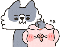 Couple Punch Sticker