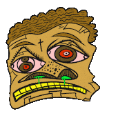 Runny Nose Graffiti Character Sticker