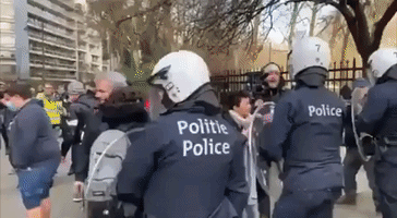 Brussels Protests Contained by Police as 'Convoi de la Liberte' Converges on City