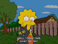 lisa simpson snowball GIF