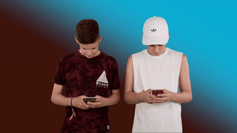 texting shrug STICKER by Max & Harvey