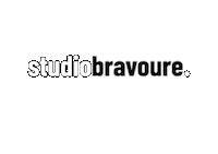 studiobravoure film white video black Sticker