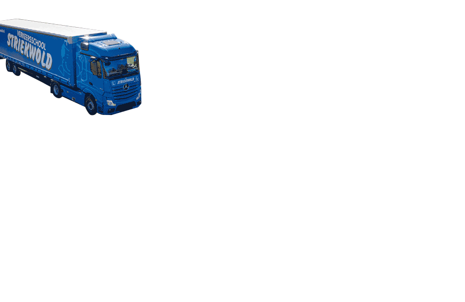 Truck Auto Sticker by Verkeersschool Striekwold
