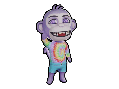 Happy Fun Sticker by Lucky Kat Studios