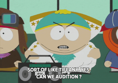 eric cartman audition GIF by South Park 