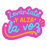 Alza La Voz Sticker by Paz Joven Guatemala
