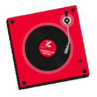 HouseofLiteral music radio sound record Sticker