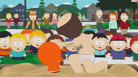 kenny mccormick fighting GIF by South Park 