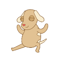 Happy Dog Sticker by Mi Señal