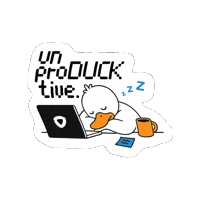 mojposaoba unproductive mojposao mojposaoba productivetime Sticker