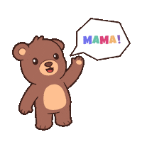 Waving I Love You Sticker by BEARISH