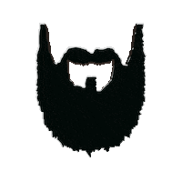 Hair Beard Sticker by GROW BURGER