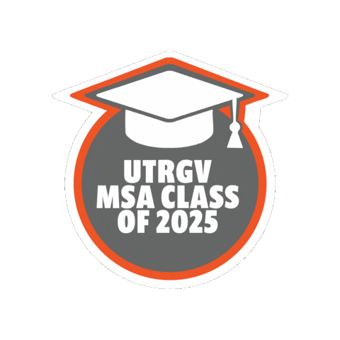Graduate Commencement Sticker by The University of Texas Rio Grande Valley