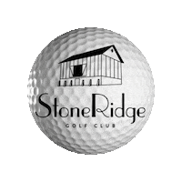 stoneridgegc golf pga golf ball stoneridge Sticker