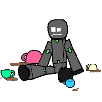 Tired Over It Sticker by Stikbot