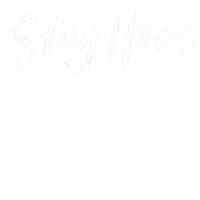 Stay Home Sticker by Crafted By Day