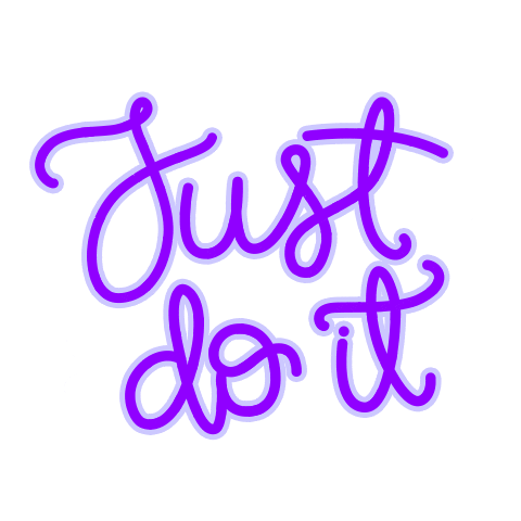 auraselim girl yeah power purple Sticker