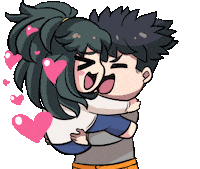 Love You Hug Sticker by Jin
