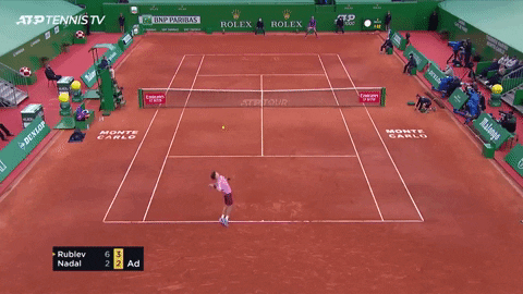 giphygifmaker 2021 atp rafael nadal monte carlo GIF