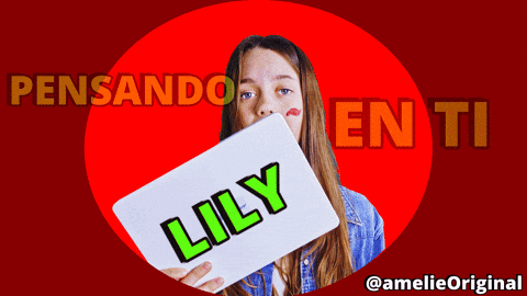 Pensando En Ti Lily GIF by amelie