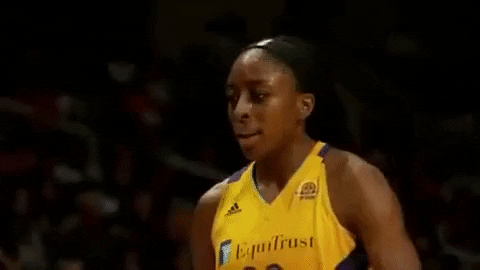 Los Angeles Sparks Basketball GIF by WNBA