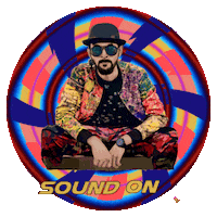 voidindia trippy void sound on get away Sticker