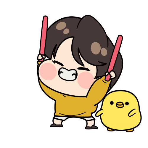 dlosticker kawaii sticker baka dlo Sticker