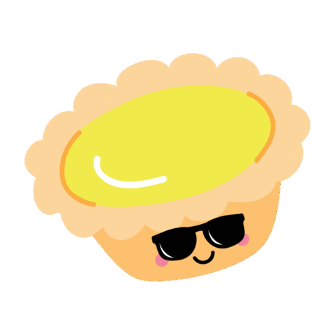 Afternoon Tea Sunglasses Sticker by theweebean