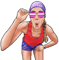 Keep Running Runner Sticker by eBibs