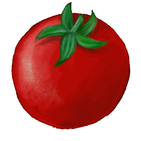 Cherry Tomatoes Sticker by katxdesign