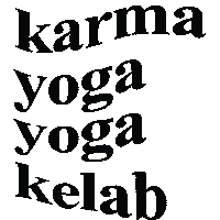 karmayoga karma yoga karmayoga karmakomuniti yoga kelab Sticker