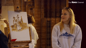 Sophie Turner GIF by The Roku Channel
