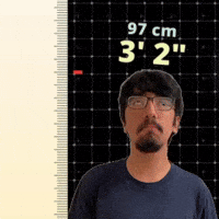 3' 2"