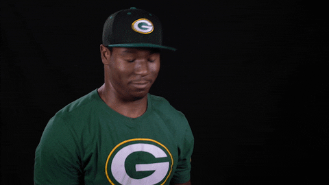 Shocked Green Bay Packers GIF by NFL