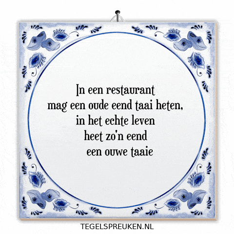 Humor Restaurant GIF by Tegelspreuken.nl