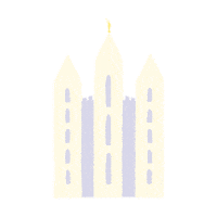 renarte temple lds sud ldstemple Sticker