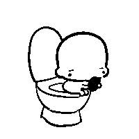 Phone Poop Sticker