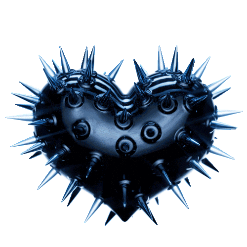 Heavy Metal Love Sticker by toomanynadias